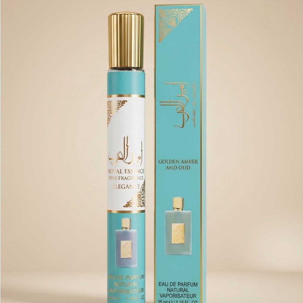 Golden Amber and Oud Perfume